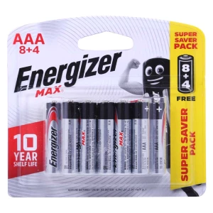 Energizer Max Alkaline 3A 12Pcs