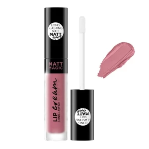 Eveline Matt Magic Lip Cream Long Lasting, Rose Nude, 01