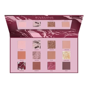 Eveline Shocking Nudes Eyeshadow Palette, 12-Pack