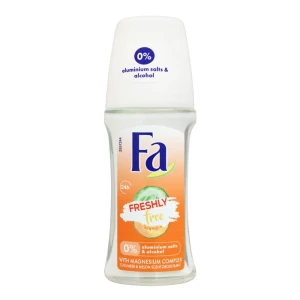 Fa 24H Freshly Free Cucumber & Melon Scent Roll-On Deodorant, For Women, 50ml