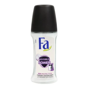 Fa 48H Protection Invisible Power Powdery Cotton Scent Roll-On Deodorant, For Women, 50ml