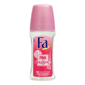 Fa 48H Protection Pink Passion Pink Rose Scent Roll-On Deodorant, For Women, 50ml