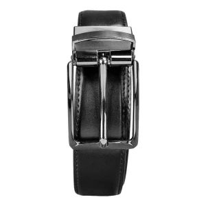 Feeling Men's Leather Belt, Black/Brown, 174