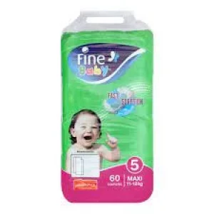 Fine Baby 5Maxi Jumbo Pack 60 Pcs