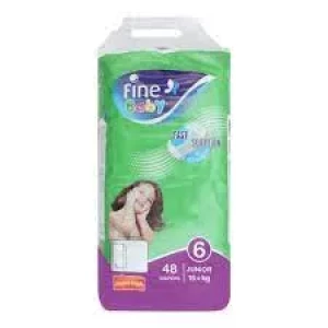 Fine Baby 6Junior Jumbo Pack 48 Pcs