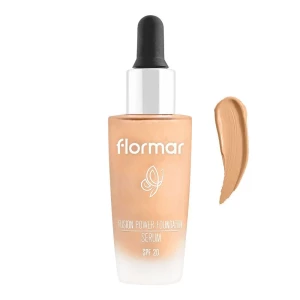 Flormar Fusion Power Foundation Serum, SPF20, SF050, Ivory