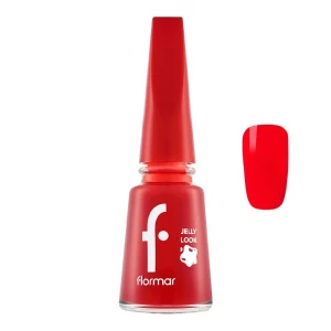 Flormar Jelly Look Nail Enamel, JL04 Scarlet, 11ml