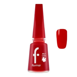 Flormar Jelly Look Nail Enamel, JL05 Fire Red, 11ml