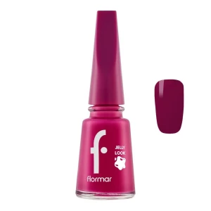 Flormar Jelly Look Nail Enamel, JL07 Ruby, 11ml