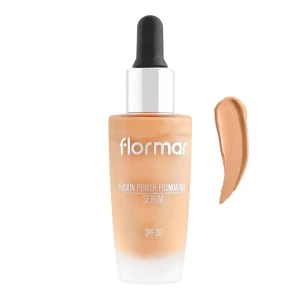 Flormar Reborn Fusion Power Foundation Serum, SPF 20, Rose