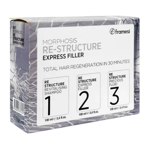 Framesi Morphosis Hair Re-Structure Express Filler Kit, 3 X 100ml