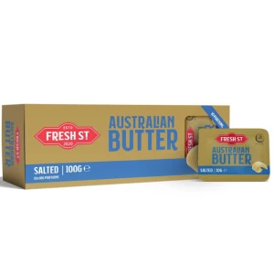 Fresh Street Australian Butter, Salted, 10x10gm Portions