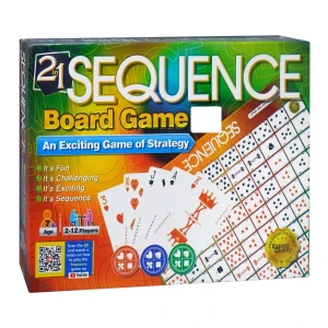 Gamex Cart 2-In-1 Sequence/12 Tehni Board Game, For 7+ Years, 432-7401