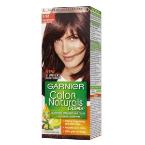 Garnier Color Natural Creme Hair Color Iridescent Mahogany (5.52)