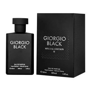 Giorgio Black Special Edition II Eau De Parfum, Fragrance For Mwen, 100ml