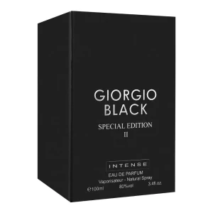 Giorgio Black Special Edition II Intense Eau De Parfum, Fragrance For Men, 100ml