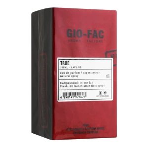 Giorgio Gio-Fac True Eau De Parfum, For Women, 100ml