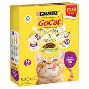 Go Cat-Cat Food With Chicken & Duck 340g