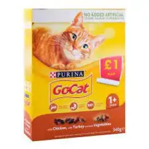 Go Cat-Cat Food With Chicken, Turkey & Vegetables 340g