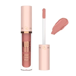 Golden Rose Nude Look Natural Shine Lip Gloss, 04, Peachy Nude