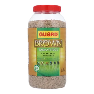 Guard Brown Basmati Rice Jar 1.5 kg.