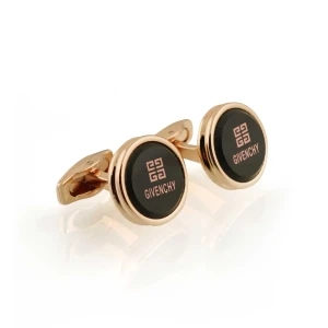 GVN Cufflinks For Men, Rose Gold, C-11