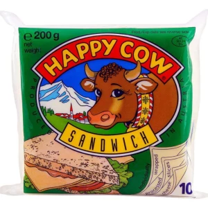 Happy Cow Sandwich Slice Cheese 200g