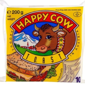 Happy Cow Toast Slice Cheese 200g