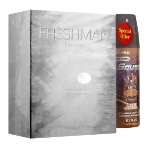 Hemani Freshman Pour Homme Eau De Toilette, For Women, 100ml