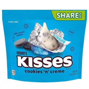 Hershey's Kisses Cookies N Creme Pouch 306g