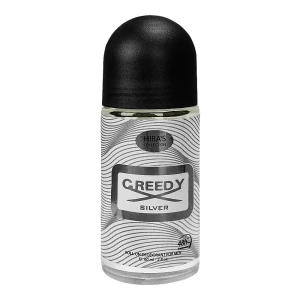 Hiba's Collection Creedy Silver Deodorant Roll On, For Men, 60ml