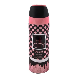 Hil City Ola Pink Women Deodorant Body Spray, 200ml