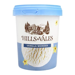 Hills & Vales Vanilla Wonder Ice Cream, 500ml