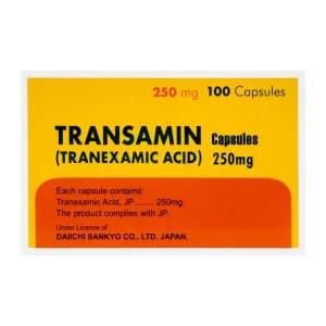 Hilton Pharma Transamin Capsule, 250mg, 1-Strip