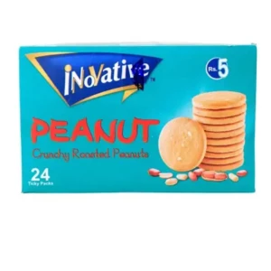 Innovative Peanut Crunchy Roasted Peanuts Biscuits Ticky Pack Box 24 Pcs