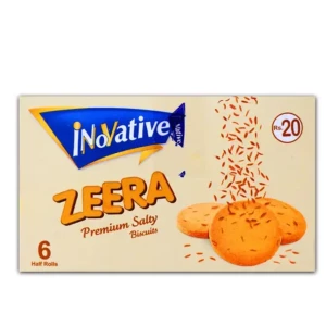 Innovative Zeera Premium Salty Biscuits Mini Half Rolls Box 6 Pcs