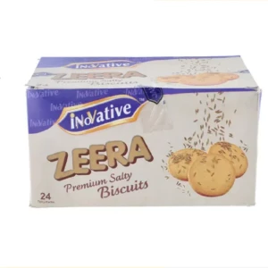 Innovative Zeera Premium Salty Biscuits Ticky Pack Box 24 Pcs