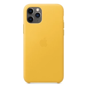 iPhone 11 Pro Leather Case Meyer Lemon