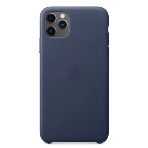 iPhone 11 Pro Max Leather Case Midnight Blue