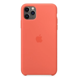 iPhone 11 Pro Max Silicone Case Clementine Orange