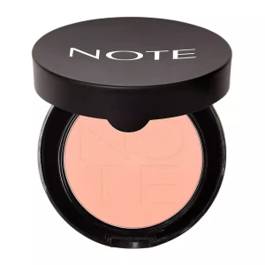 J. Note Luminous Silk Compact Blusher, 01 Pinky Beach, With Argan Oil