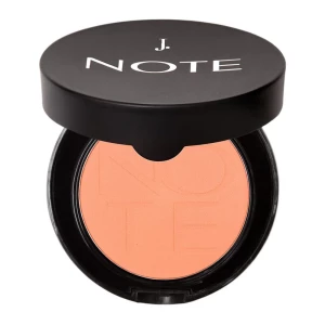 J. Note Luminous Silk Compact Blusher, 05 Desert Rose, With Argan Oil