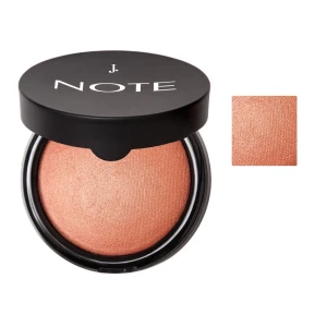 J. Note Luminous Silk Compact Powder, 02 Vintage Pink, With Argan Oil