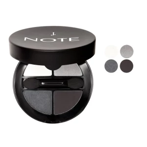 J. Note Luminous Silk Quattro Eyeshadow, 03, With Vitamin E