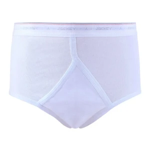 Jockey Classic Y-Front Fullrise Brief, White - FJ1017