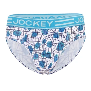 Jockey Sports Microfiber Active Brief Dark Iron-Ice Green, 19902419