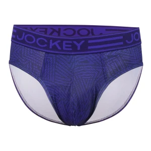 Jockey Sports Microfiber Active Brief Navy-Paradise Blue, 19902422