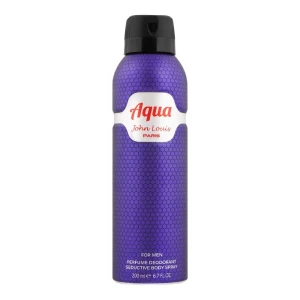 John Louis Paris Aqua For Men Perfumed Deodorant Seductive Body Spray, 200ml