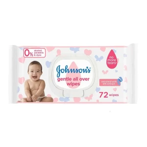 Johnson Baby Wipes 72's