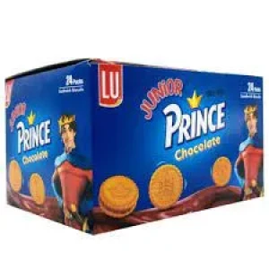 Junior Prince Chocolate Sandwich Biscuits 24 Pcs Box